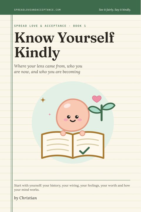 Cover of Book 1, Know Yourself Kindly