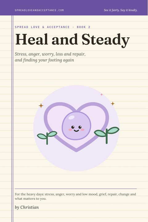 Cover of Book 2, Heal and Steady