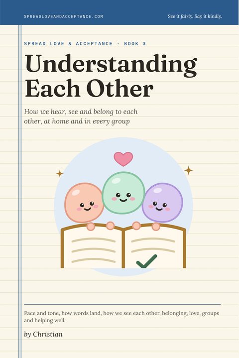 Cover of Book 3, Understanding Each Other